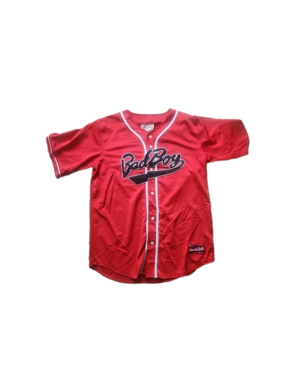 Bad Boy Invisible Bully Jersey Red Biggie Smalls 2XL